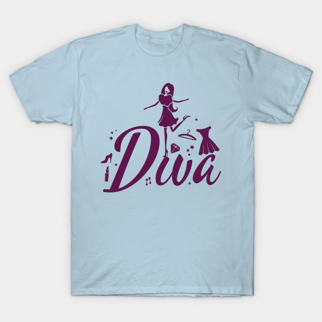 Diva - Design - T-Shirt | TeePublic